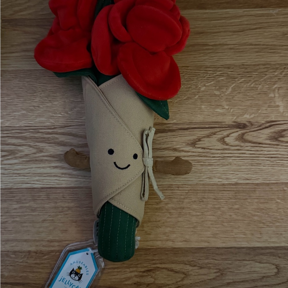 Rose jellycat BNWT comes with tag protector rare and perfect condition